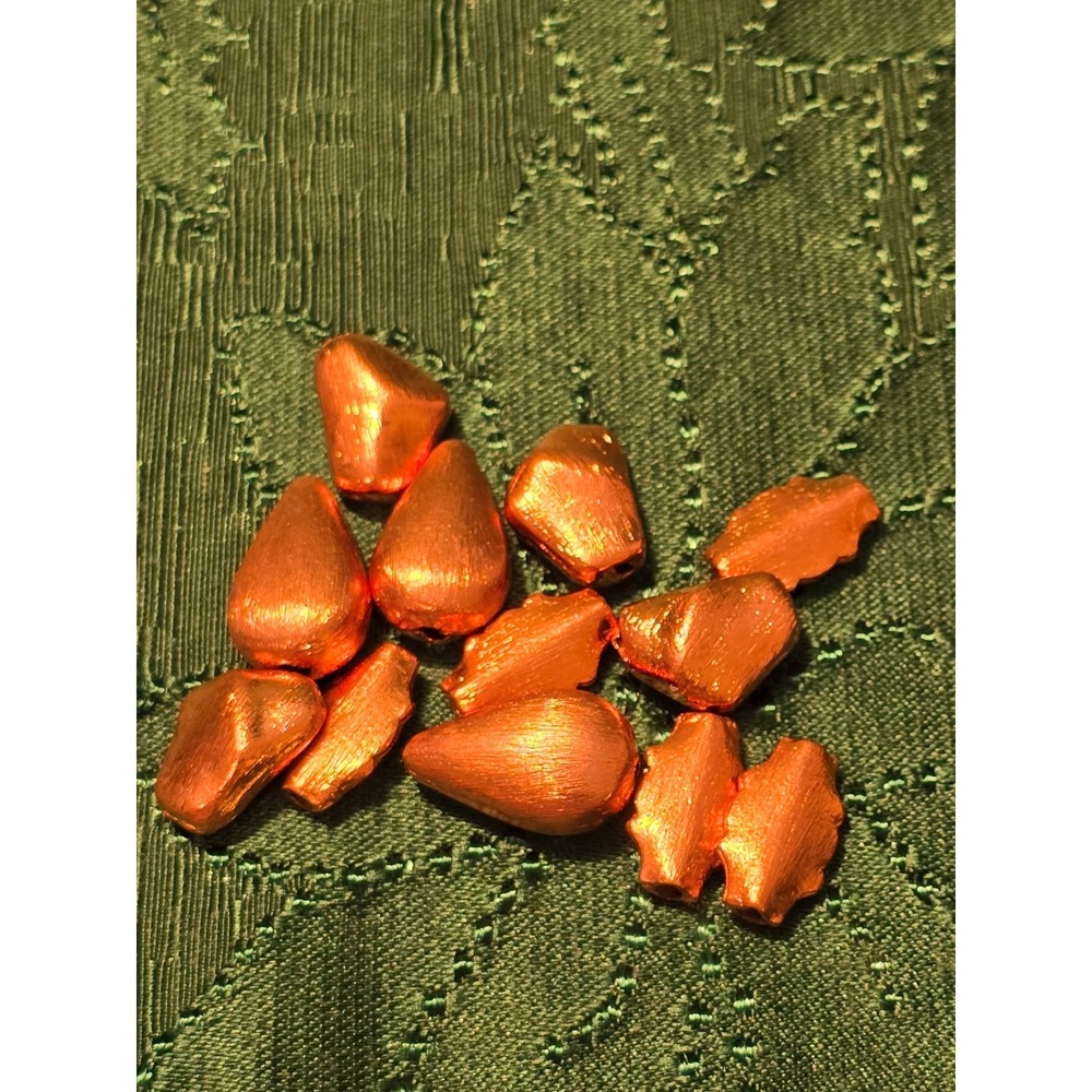 Copper Teardrop Nugget‎ Beads for Jewelry Making Craft Supplies #102